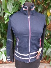 Veste blouson jean zip coton