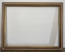 Cadre ancien à moulures 12P Feuillure:47x61,5cm Vue:46x61cm Entier:55x70cm