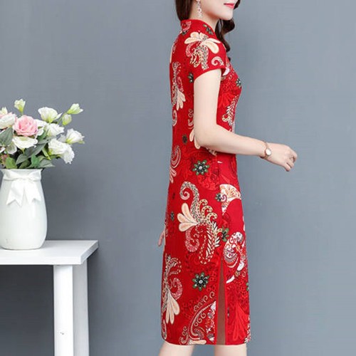 Robe longue femme - , cheongsam