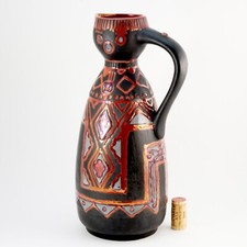 Vallauris ?  Vase-cruche anthropomorphe vintage