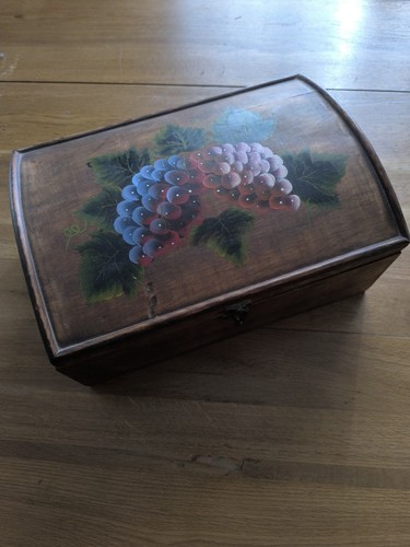 Ancienne boîte bois - boîte, en