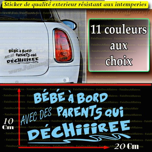 Sticker autocollant bébé - sticker, à
