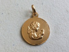 Pendentif Ange Colombe Plaqué