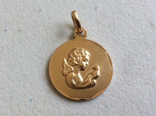 Pendentif ange colombe plaqué - ange,