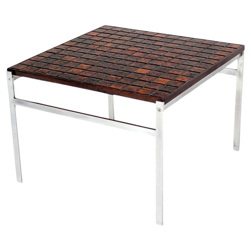 Danish modern chrome base - base, tile
