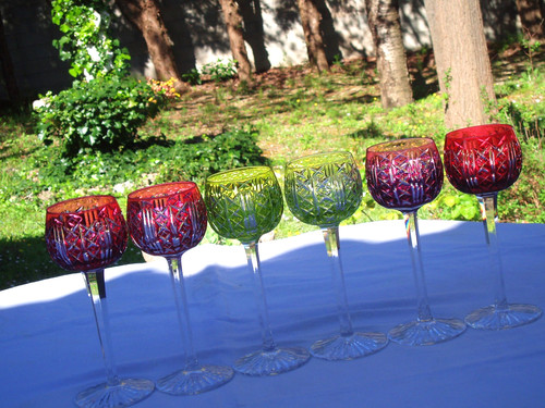 Verres vin cristal - verres,