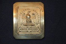 PLAQUE DE BAUDRIER GENDARMERIE IMPERIALE-2° EMPIRE-NAPOLEON III- GUERRE 1870