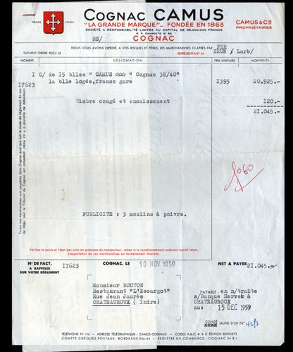 Cognac camus - cognac, (16)