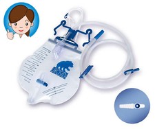 5x Sachet à Urine Urosid 2000S 2 Litre Stérile Urindrainage Système 120cm PZN