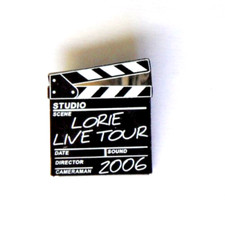 Broche clap de cinéma Lorie