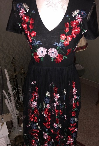 Maje robe brodee tulle - , 36/38