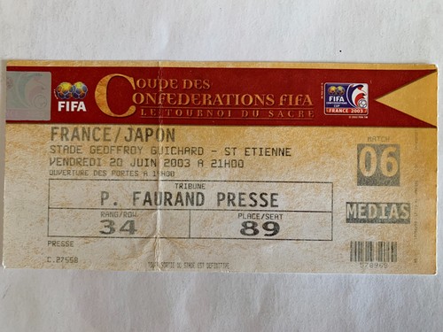 Ticket match coupe - ticket,