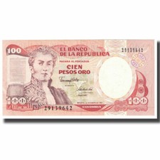 [#617749] Billet, Colombie, 100 Pesos Oro, 1991, 1991-01-01, KM:426A, UNC(65-7