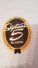 Etiquette bière blonde SEPTANTE 5