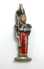 FIGURINE QUIRALU SOLDAT GARDE A VOUS BLEU ET ROUGE GRENADIER NAPOLEON JOUET RARE