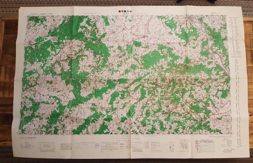 Wwii 1944 carte - -,
