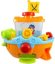 Bateau Pirate Jouet De Bain Pour Tout-Petits Jeu Interactif D'Eau Canon Et Pelle