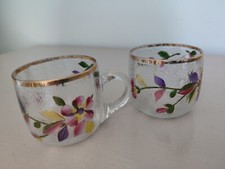 2  Anciennes Tasses en Verre