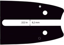 Guide de scie 14" 3/8LP 1,3mm