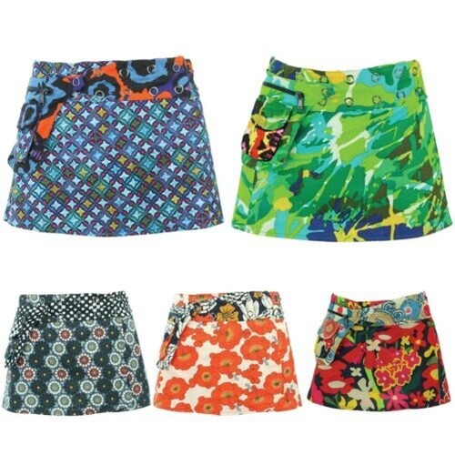 Jupe jean enfant hippie - jean,
