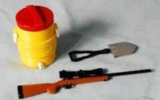 PHOENIX TOYS - Accessoire pour diorama - Fusil glacière et pelle - 1/10 - PHT...