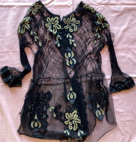 Sur robe ancienne filet - sur-robe,