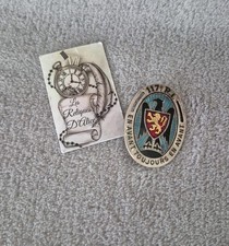 Insigne 117 Ri régiment d'infanterie En avant toujours en avant Drago Paris G428
