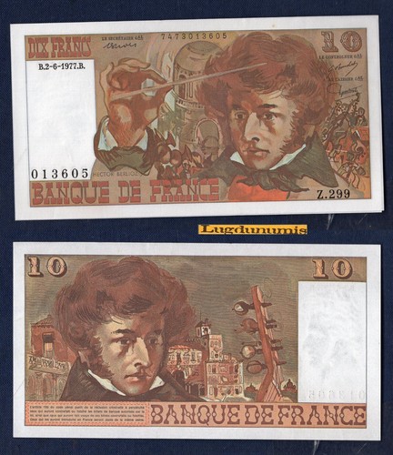 Francs berlioz 6 1977 - francs,