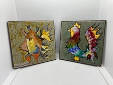 LOT DE 2 ANCIENS CARREAUX