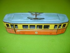 JOUET ANCIEN TRAMWAY EN TOLE A FRICTION AGATEX A-119 ROMANIA EPOQUE JEP-CIJ-JRD