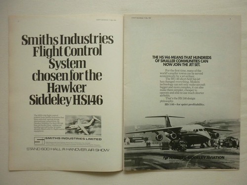 1974 pub hawker siddeley hs - 4/1974,