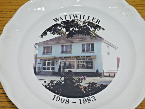 1983 alsace ancienne assiette - ancienne,