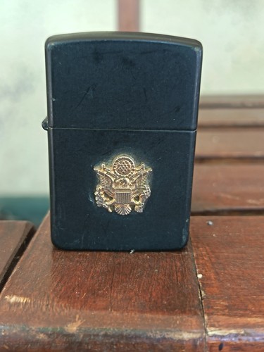 Zippo black mate militaria - mate,