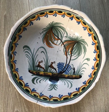 Beau Saladier Jatte Faïence