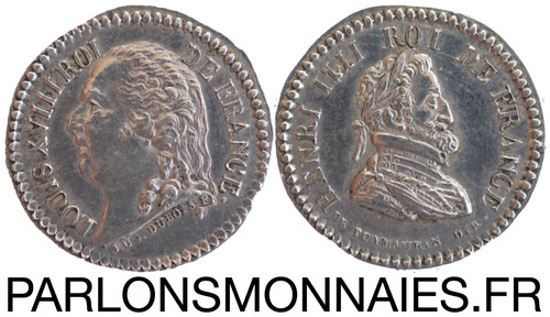 Quinaire louis xviii - «,