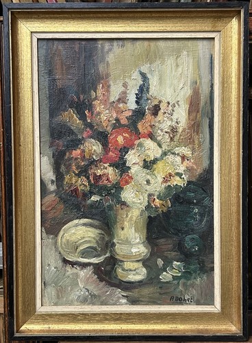 Antique original oil painting - original,