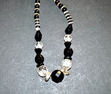 Collier Art Déco en verre