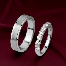 Bague de mariage coupe ronde