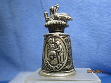 Dé à coudre  métal " Alsace"/ thimble/ Fingerhut