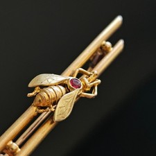 Broche FIX art déco insecte