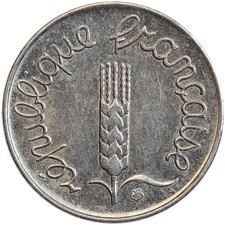 Centime epi avec - -, rebord