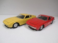 LOT 2 NOREV Jet Car METAL MASERATI GHIBLI Rouge Red Jaune Yellow N° 820 au 1/43