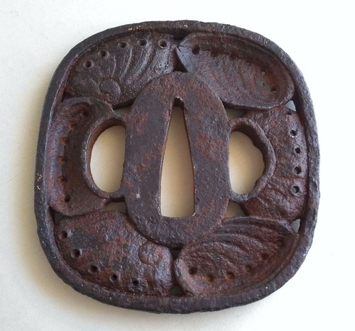 Ancien garde épée fer - garde, en