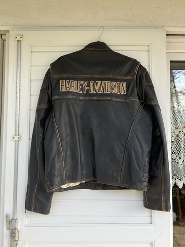 Veste blouson cuir biker - blouson, en