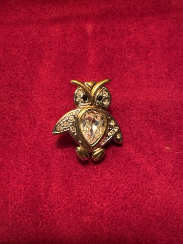 Broche vintage hibou - vintage, métal