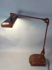 Lampe de bureau articulée Vintage U.S.A. très grand modèle 50 à 85 cm B933