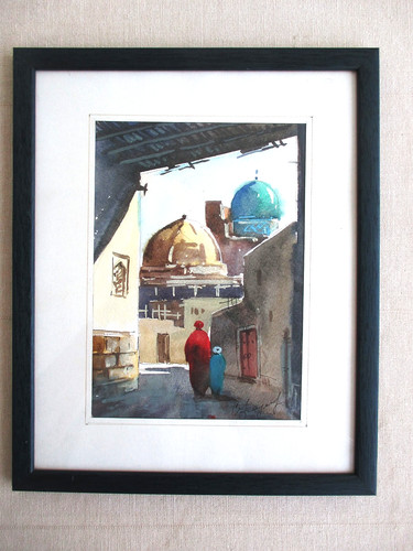 Aquarelle orientaliste signée