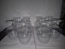 2 verres cognac cristal Saint Louis signes H12.5  