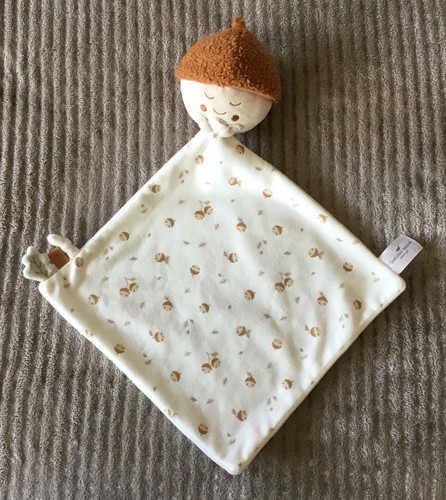 Doudou gland marron blanc - marron,