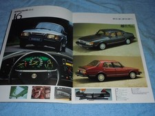 Catalogue Saab 900SAAB 900i/900i S package/900 turbo 16/900 turbo...